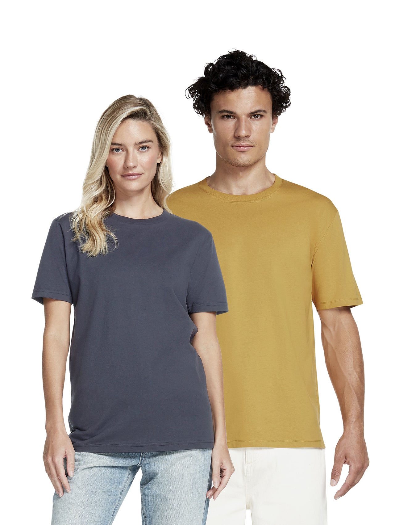 EARTH POSITIVE HEAVY T-SHIRT -  EP185  Faded Colours