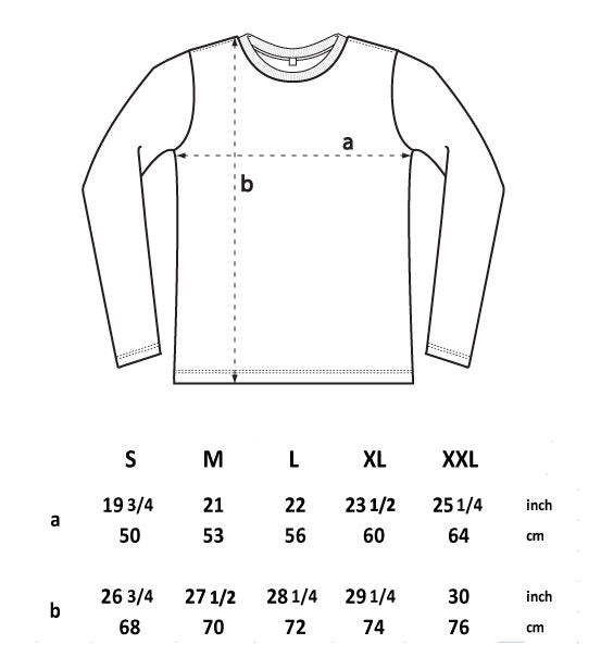 LONG SLEEVE ORGANIC T-SHIRT - EP01L