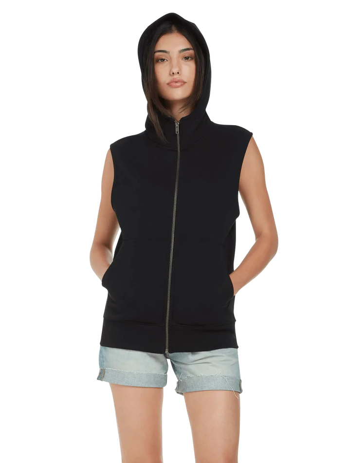 UNISEX SLEEVELESS ZIP HOODIE -  EP309
