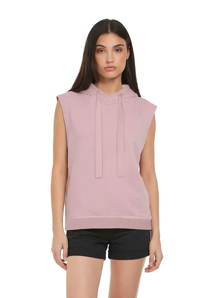 WOMENS ATHLEISURE HOODED TANK -  EP316