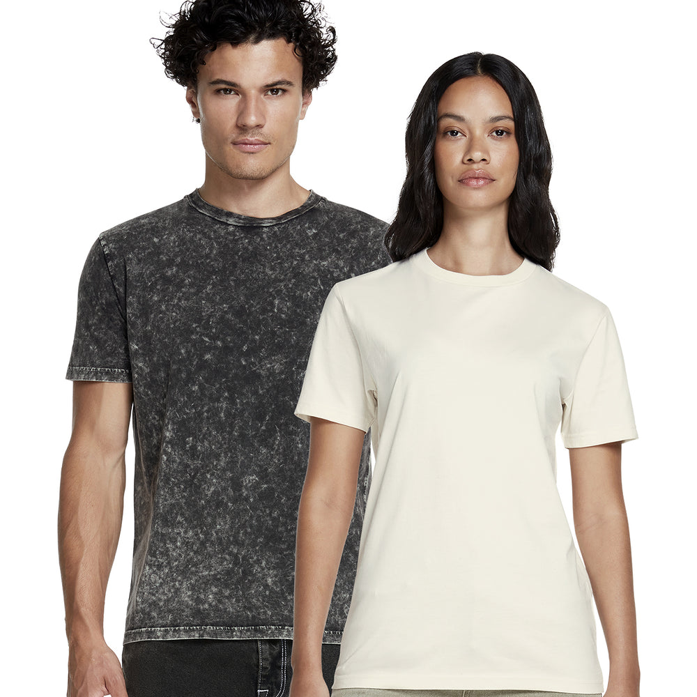 CLASSIC UNISEX ORGANIC T-SHIRT- EP01 Stone Washed Colours