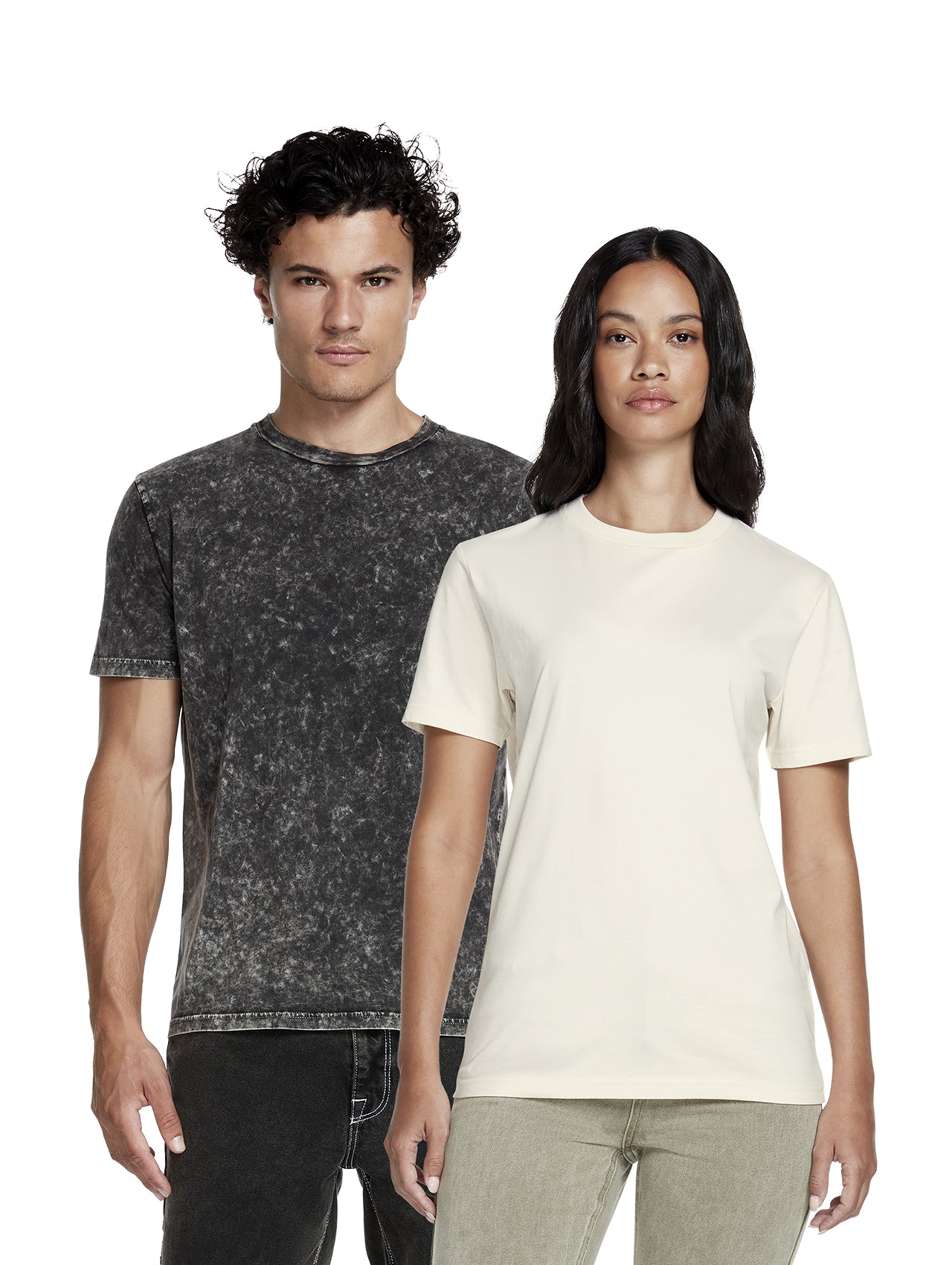 CLASSIC UNISEX ORGANIC T-SHIRT- EP01 Stone Washed Colours