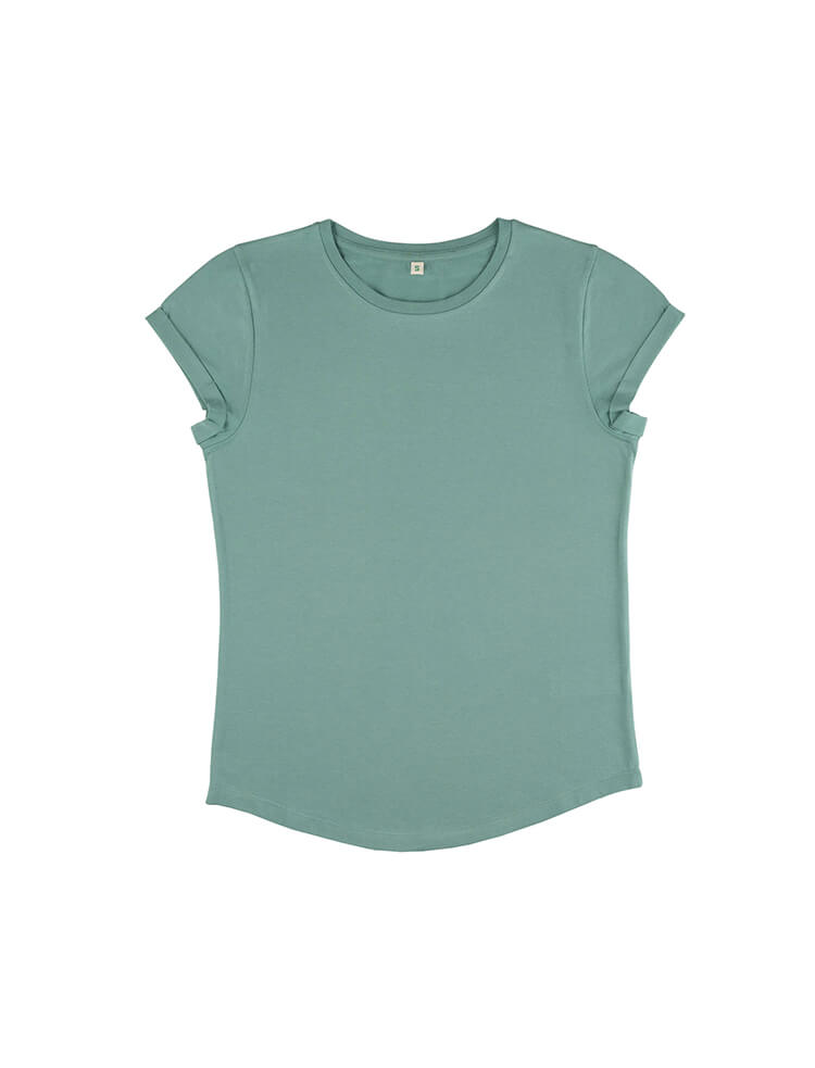 
                  
                    Load image into Gallery viewer, WOMEN&amp;#39;S ROLLED SLEEVE T-SHIRT - EP16
                  
                