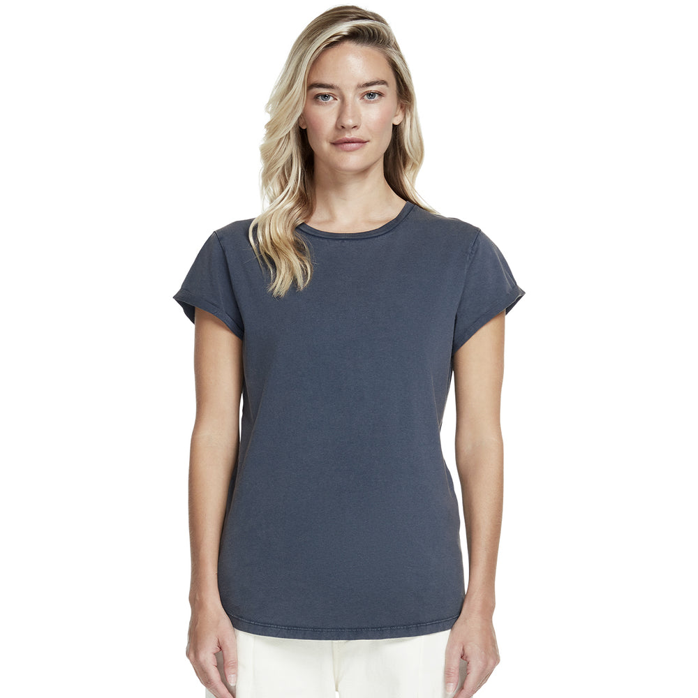 WOMEN'S ROLLED SLEEVE T-SHIRT -  EP16 Stonewashed Colours