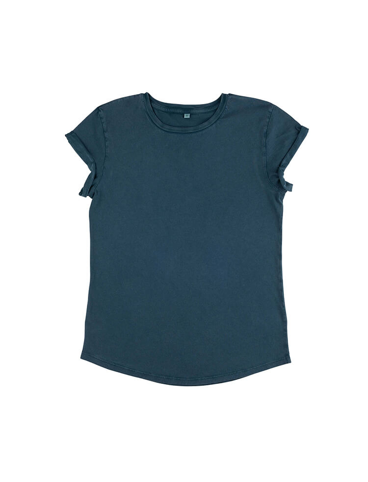 
                  
                    Load image into Gallery viewer, WOMEN&amp;#39;S ROLLED SLEEVE T-SHIRT -  EP16 Stonewashed Colours
                  
                