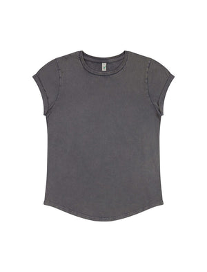 
                  
                    Load image into Gallery viewer, WOMEN&amp;#39;S ROLLED SLEEVE T-SHIRT -  EP16 Stonewashed Colours
                  
                