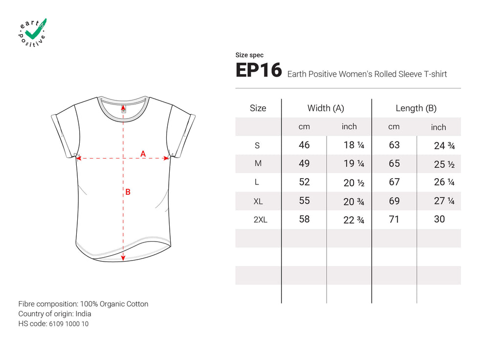 
                  
                    Load image into Gallery viewer, WOMEN&amp;#39;S ROLLED SLEEVE T-SHIRT -  EP16 Stonewashed Colours
                  
                