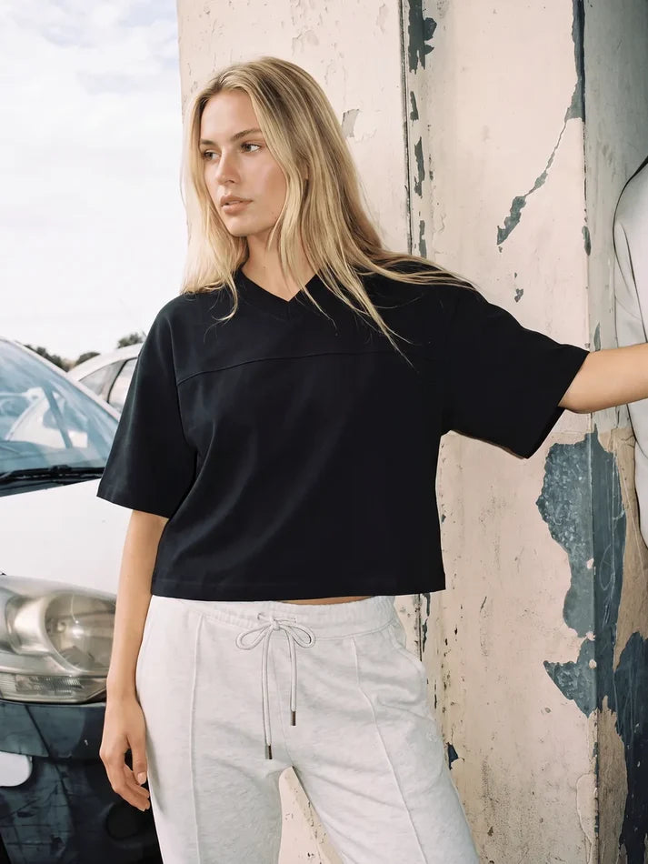 WOMEN'S OVERSIZED FOOTBALL JERSEY  - EP221