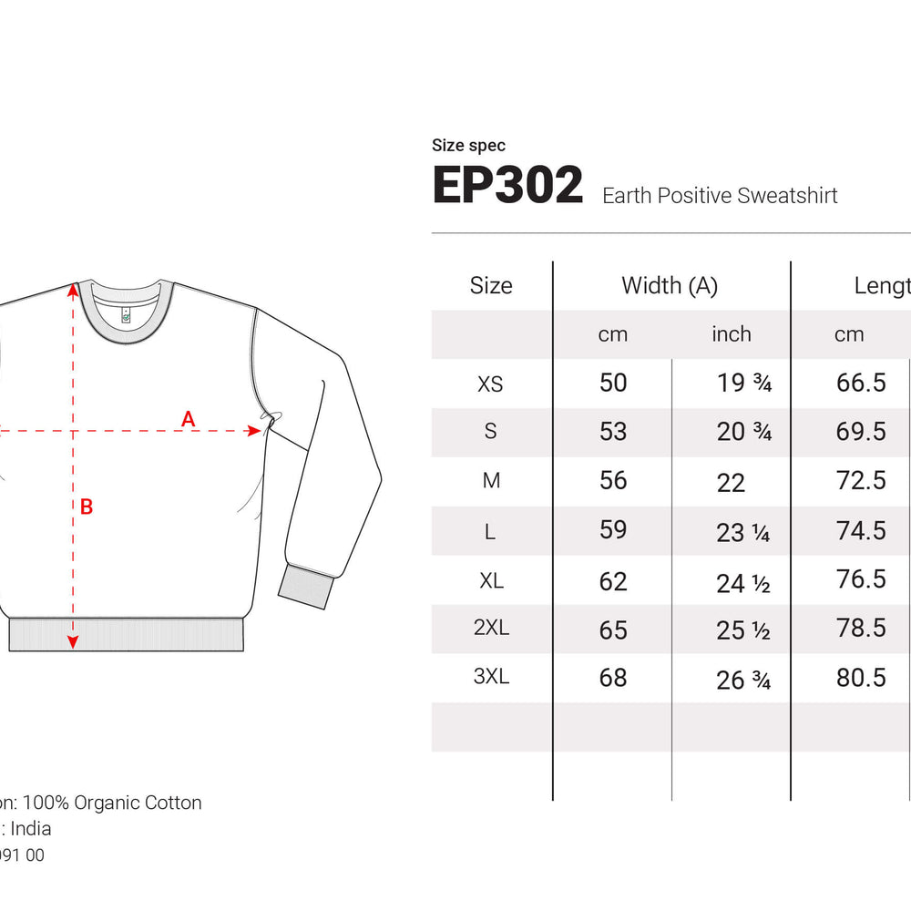 
                      
                        HEAVYWEIGHT UNISEX SWEATSHIRT  -  EP302 Stone Washed Colours
                      
                    