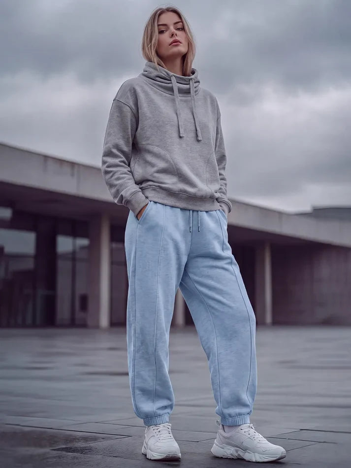 WOMENS BARRELL LEG SWEATPANTS -  EP348