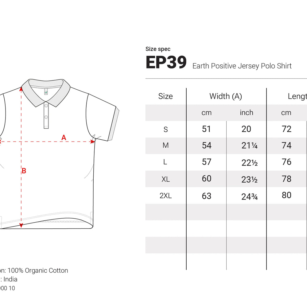 
                      
                        MEN´S ORGANIC JERSEY POLO SHIRT  - EP39
                      
                    