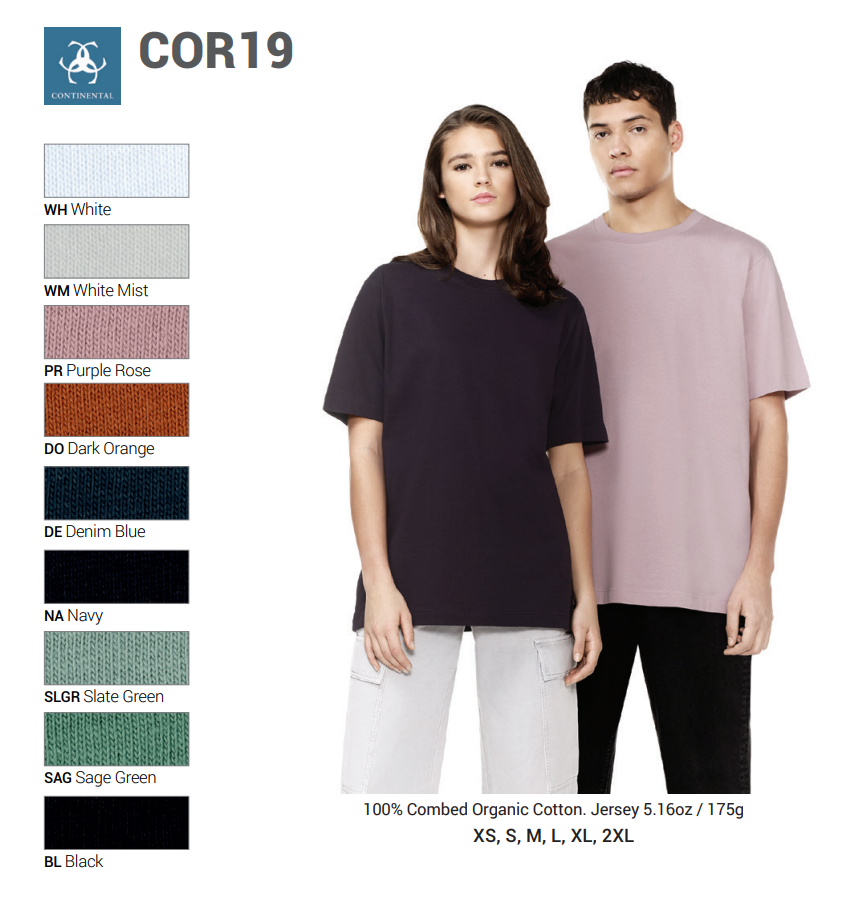
                  
                    Load image into Gallery viewer, UNISEX OVERSIZED ORGANIC HEAVY JERSEY T-SHIRT - COR19
                  
                
