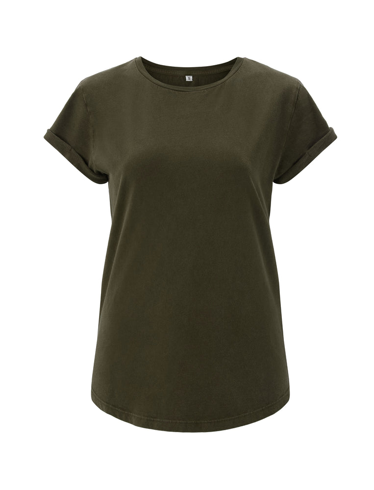 
                  
                    Load image into Gallery viewer, WOMEN&amp;#39;S ROLLED SLEEVE T-SHIRT - EP16
                  
                