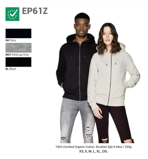 
                  
                    Load image into Gallery viewer, UNISEX HEAVY ZIP-UP HOODY -  EP61Z
                  
                