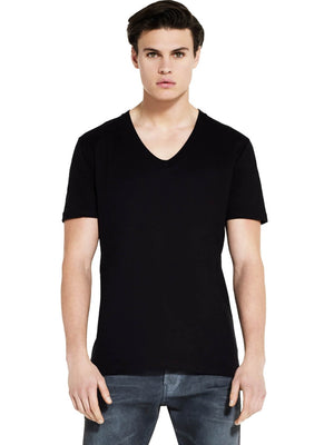 
                  
                    Load image into Gallery viewer, MEN&amp;#39;S  V-NECK ORGANIC COTTON T-SHIRT - EP03V
                  
                